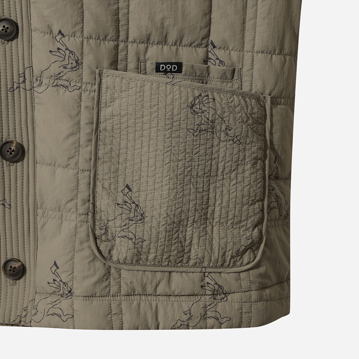 디오디(DOD) 칸타 신슐레이트 패딩 자켓(CHARCOAL GREY PATTERN)