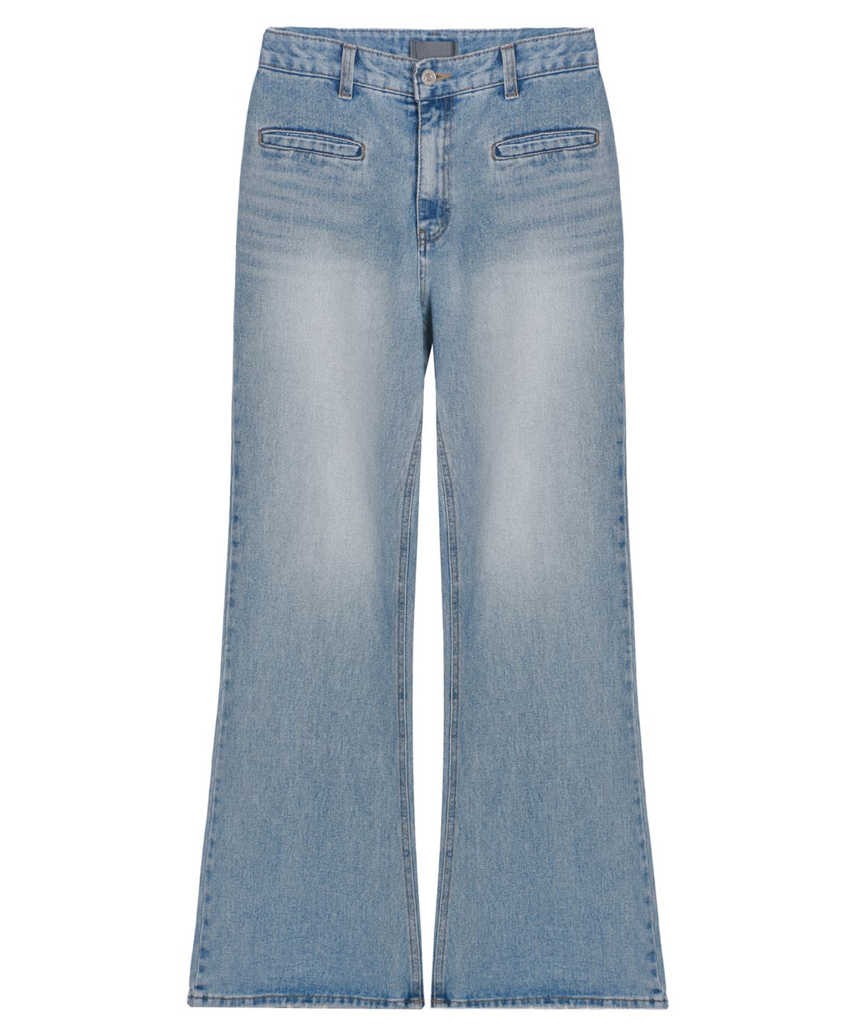 닉앤니콜(NICK&NICOLE) PIPING POCKET BOOTSCUT DENIM PANTS_BLUE