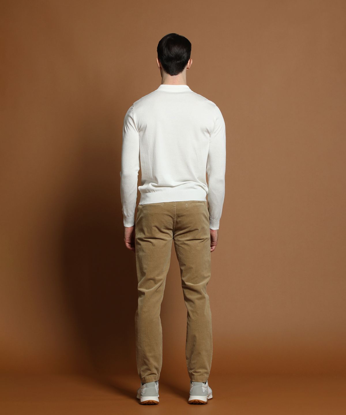 빠니깔레(PANICALE) 베이지 레귤러핏 세골 코듀로이 팬츠