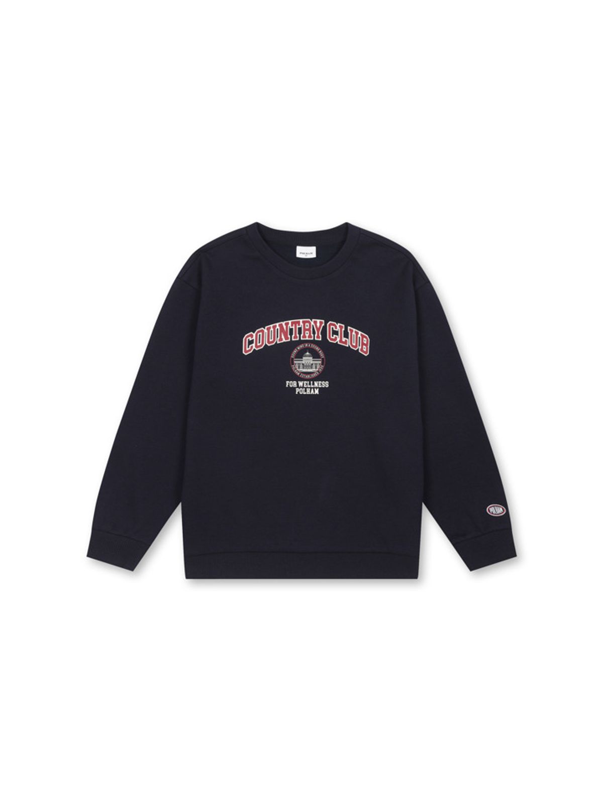 폴햄키즈(POLHAM KIDS) 공용) 워딩 소프트테리 맨투맨_PKF3TR3012