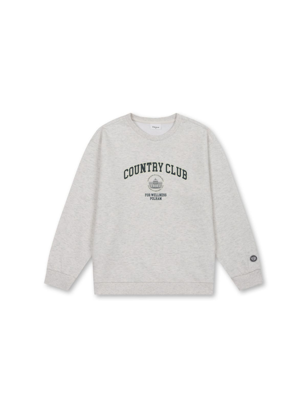 폴햄키즈(POLHAM KIDS) 공용) 워딩 소프트테리 맨투맨_PKF3TR3012