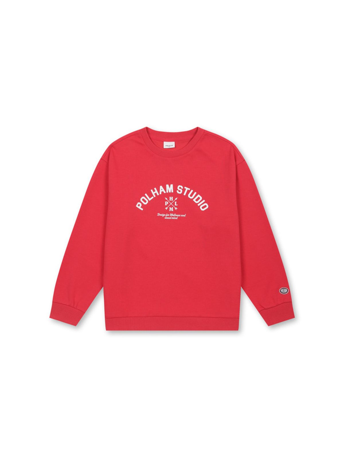 폴햄키즈(POLHAM KIDS) 공용) 워딩 소프트테리 맨투맨_PKF3TR3012