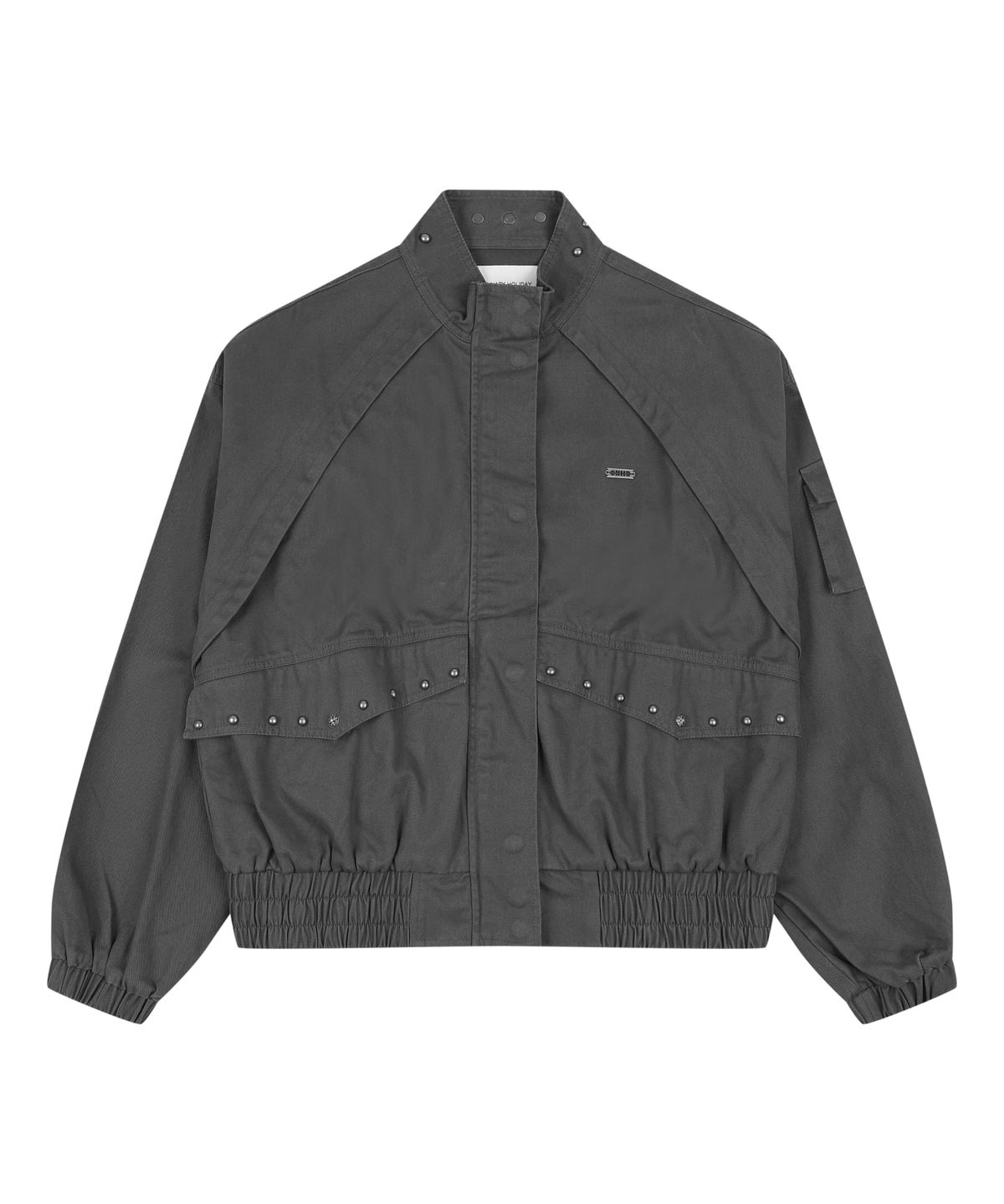 오디너리 홀리데이(ORDINARY HOLIDAY) OVERFIT BLOUSON JUMPER [GREY]