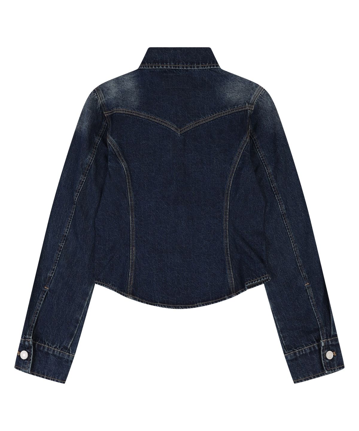 오디너리 홀리데이(ORDINARY HOLIDAY) SLIM DENIM JACKET [DEEP BLUE]