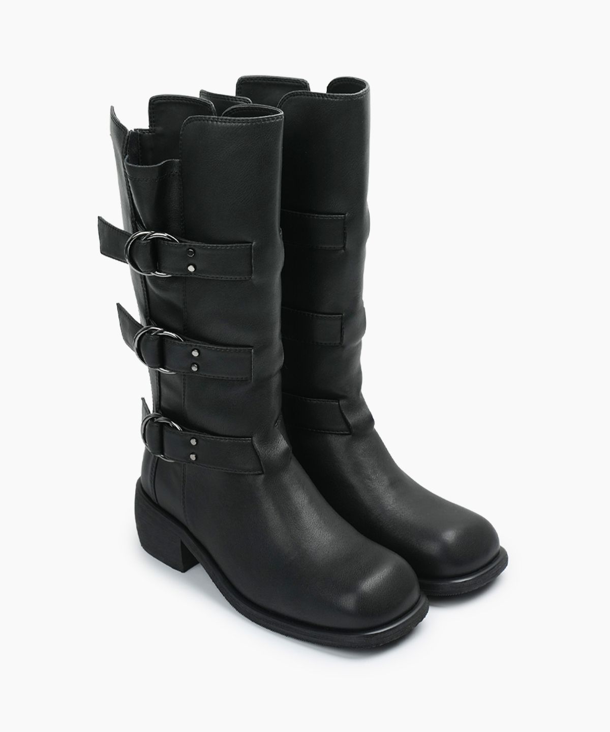 이크닉(IHCNIK) 000 3-buckle biker boots