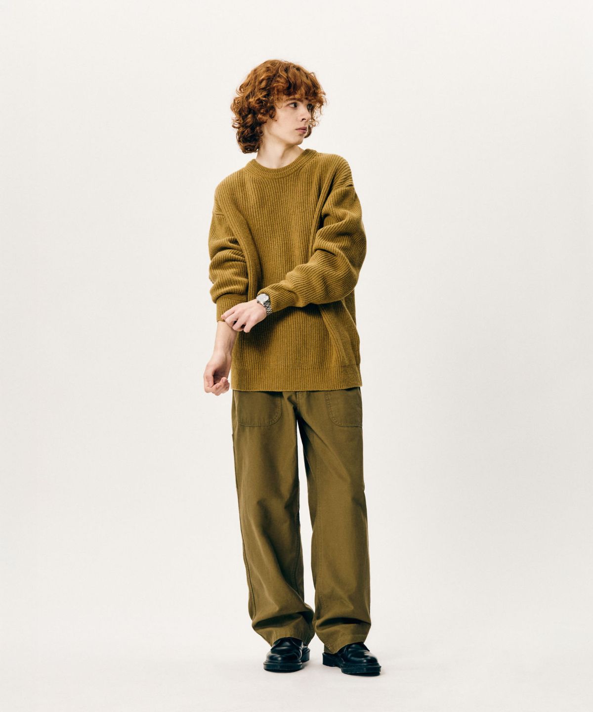 에스피오나지(ESPIONAGE) Miller Knit Sweater Golden Brown