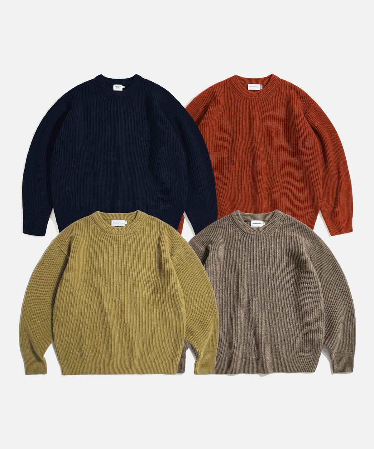 에스피오나지(ESPIONAGE) Miller Knit Sweater Golden Brown
