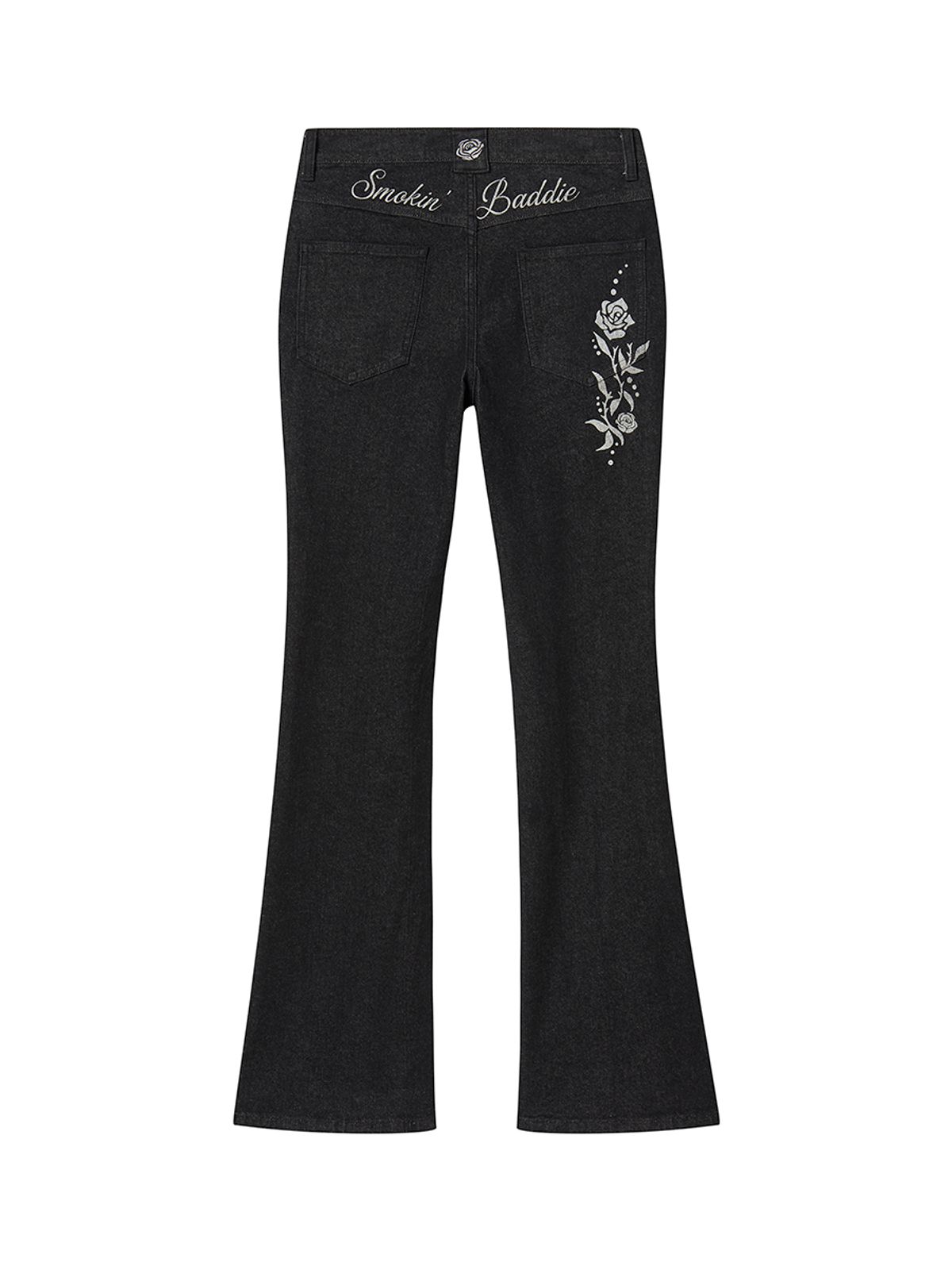 엔와이엑스엑스(NYXX) SMOKIN BADDIE DENIM PANTS BLACK