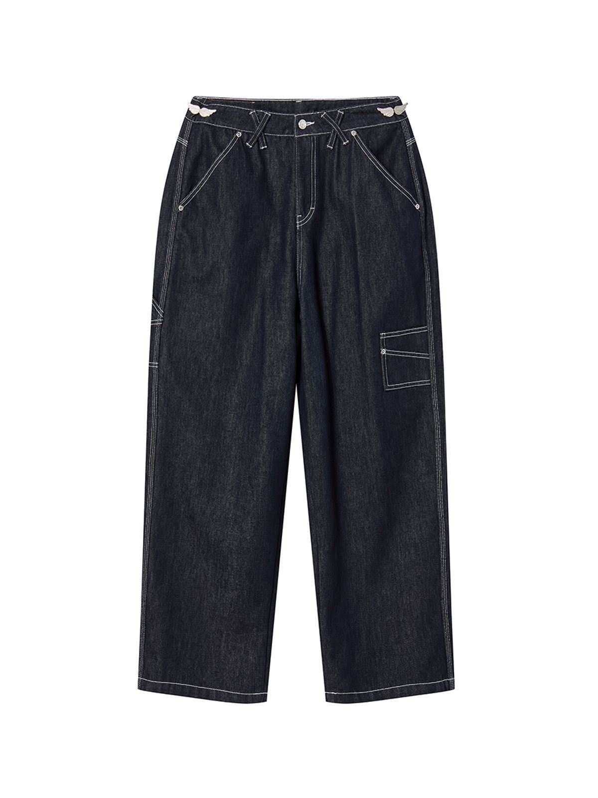 엔와이엑스엑스(NYXX) TEETH DENIM PANTS DEEP INDIGO