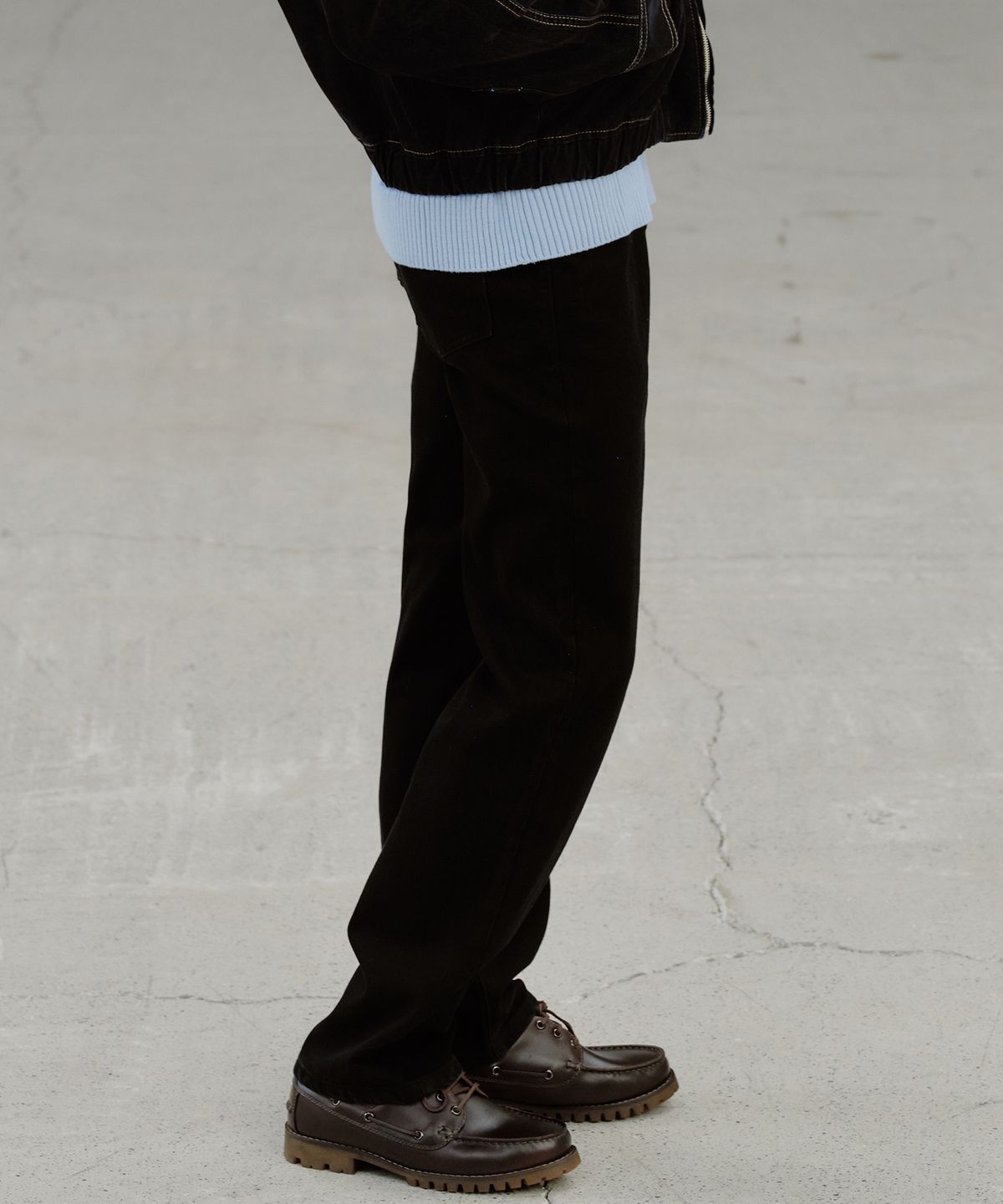 플랙(PLAC) ESSENTIAL M55 STRAIGHT BLACK ONE WASHED