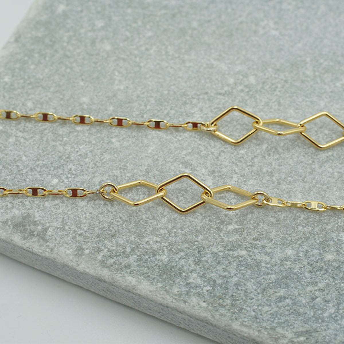 트레쥬(TREAJU) Mini diamond link surgical glasses chain