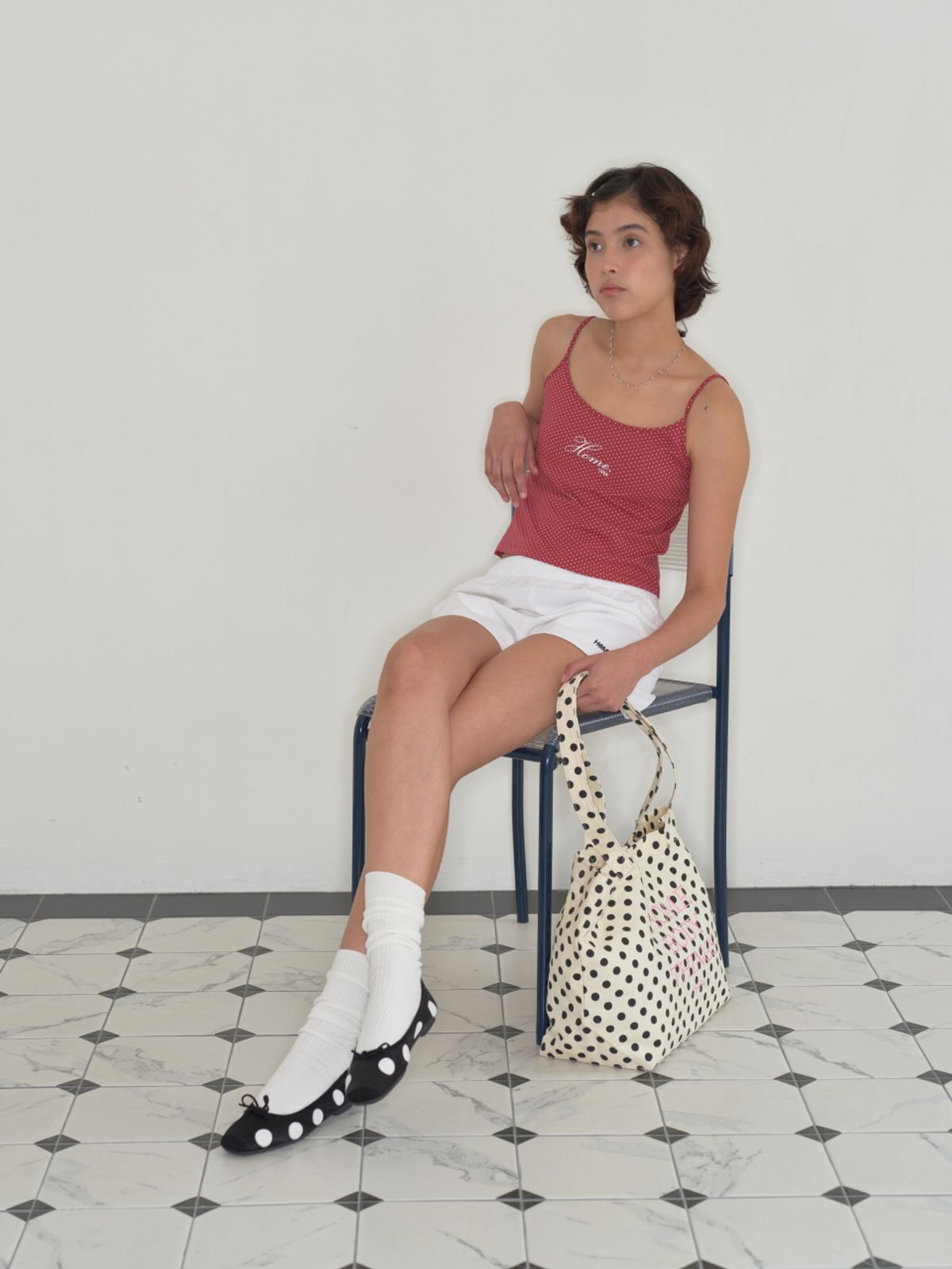 홈바디띵즈(HOMEBODY THINGS) Homebody Classic Dot Bag (IVORY)