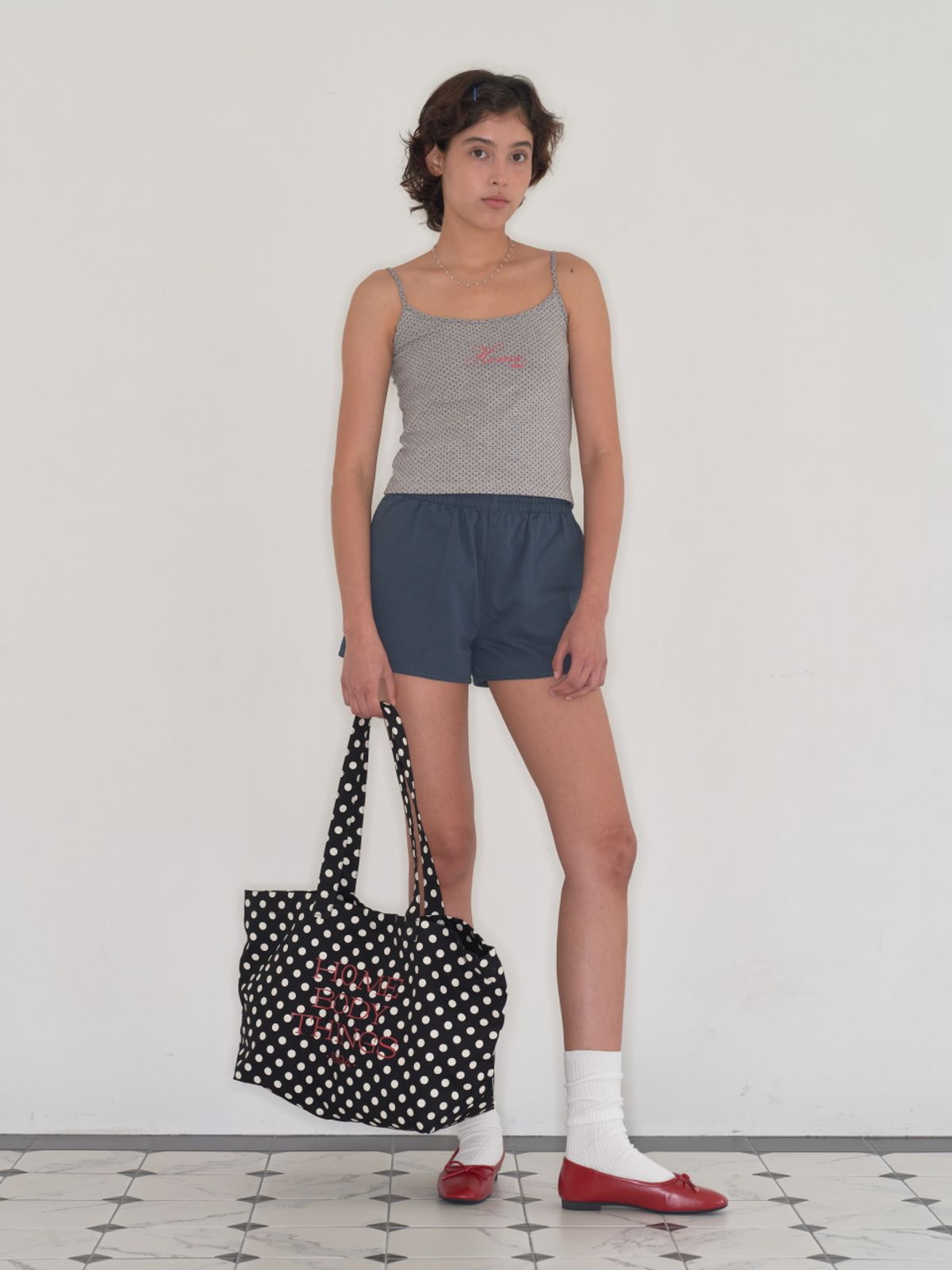 홈바디띵즈(HOMEBODY THINGS) Homebody Classic Dot Bag (BLACK)