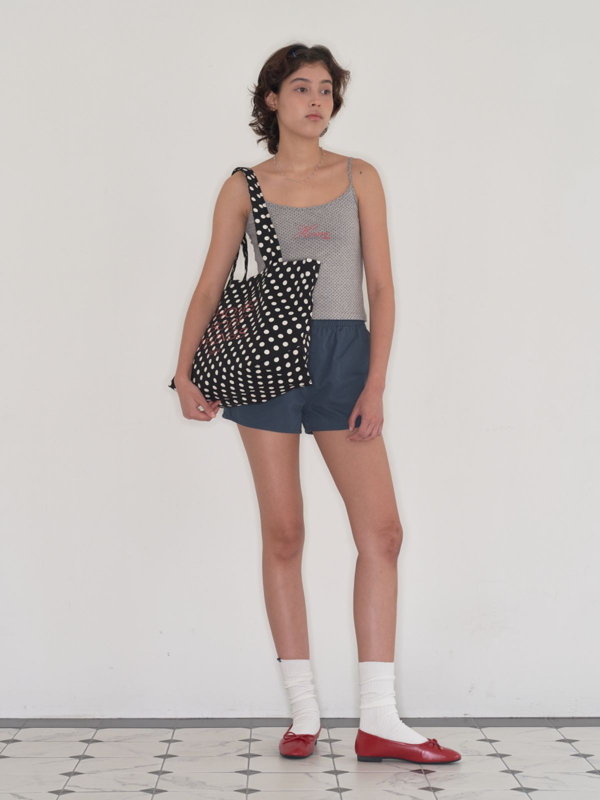 홈바디띵즈(HOMEBODY THINGS) Homebody Classic Dot Bag (BLACK)
