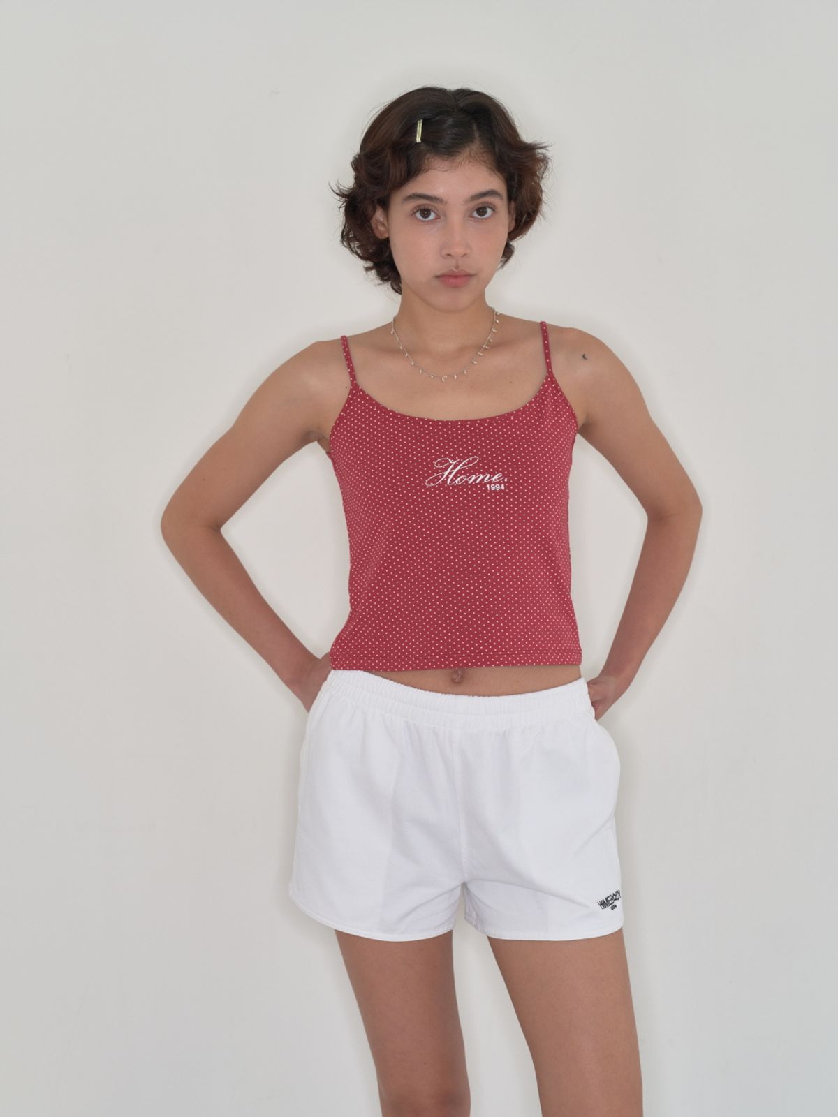 홈바디띵즈(HOMEBODY THINGS) HBT Classic Dot Tank Top (RED)