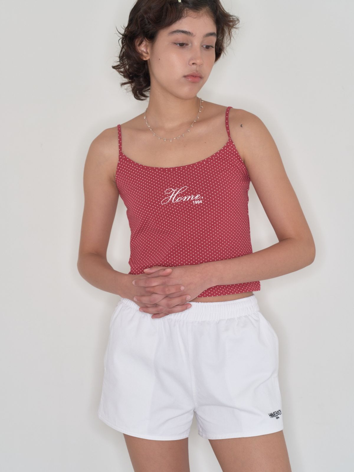 홈바디띵즈(HOMEBODY THINGS) HBT Classic Dot Tank Top (RED)