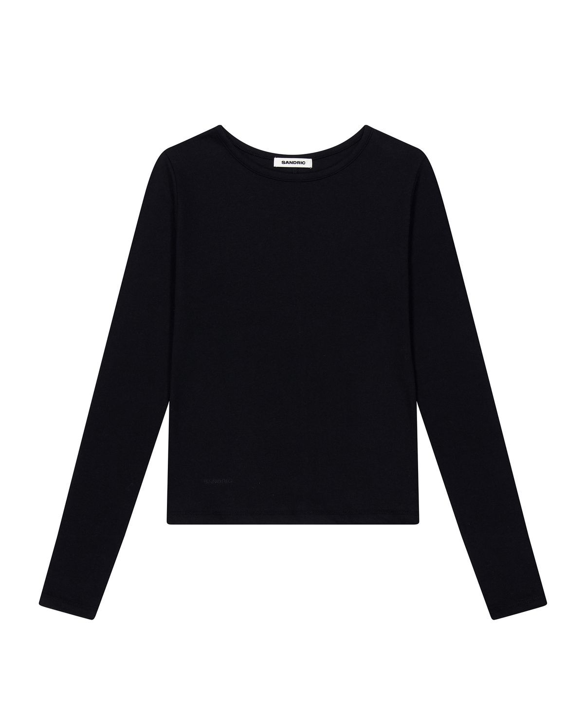 샌드릭(SANDRIC) BASIC ROUND T-SHIRT_BLACK