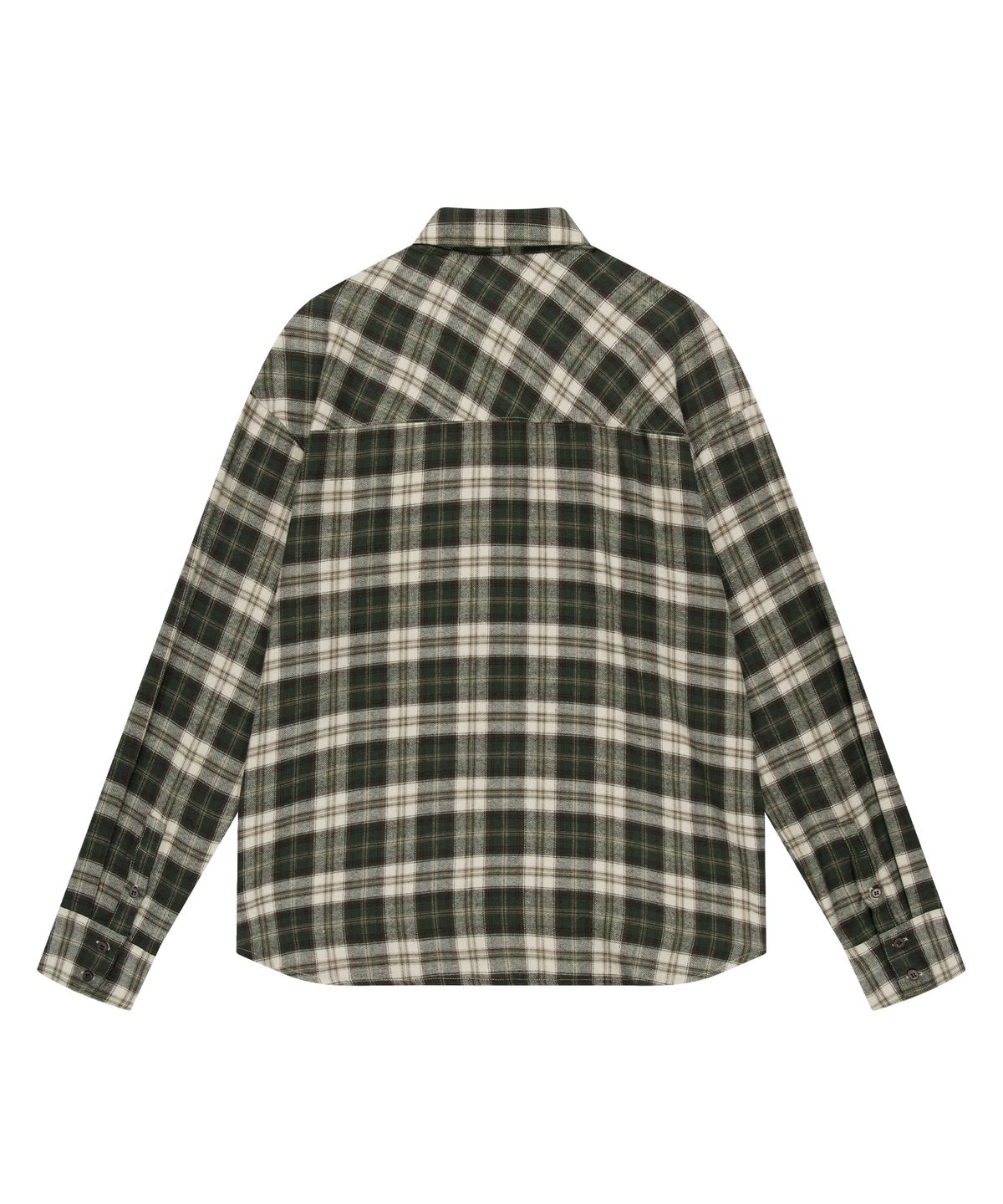 샌드릭(SANDRIC) OVERFIT CHECK SHIRT_KHAKI