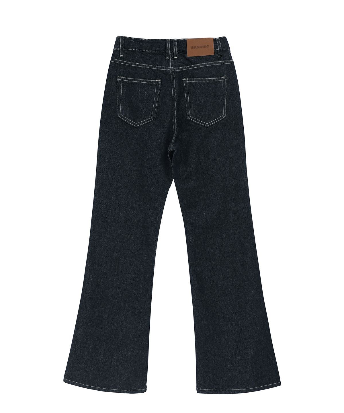 샌드릭(SANDRIC) BOOTCUT RAW DENIM PANTS_DEEP BLUE