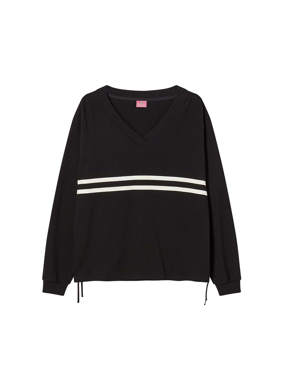 엔와이엑스엑스(NYXX) COZY V-NECK L/S BLACK