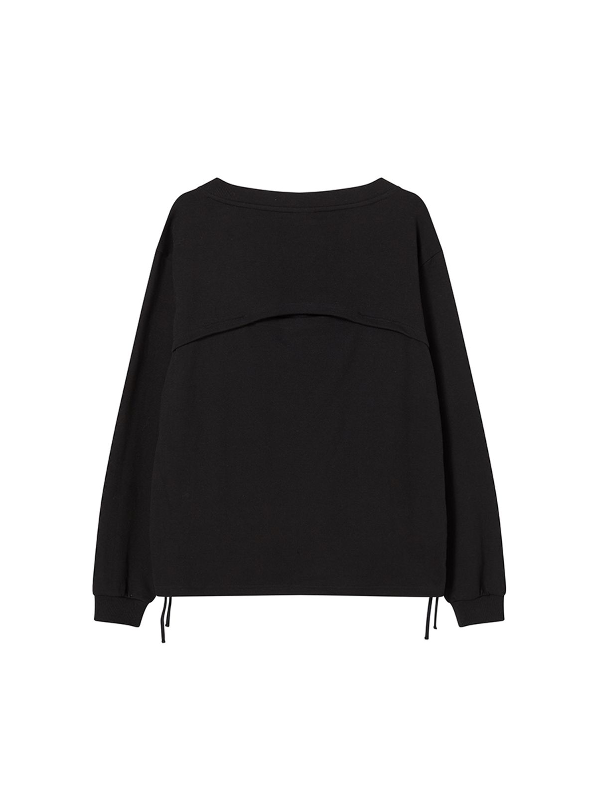 엔와이엑스엑스(NYXX) COZY V-NECK L/S BLACK