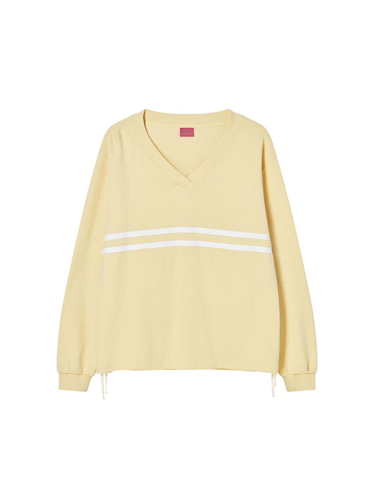 엔와이엑스엑스(NYXX) COZY V-NECK L/S YELLOW