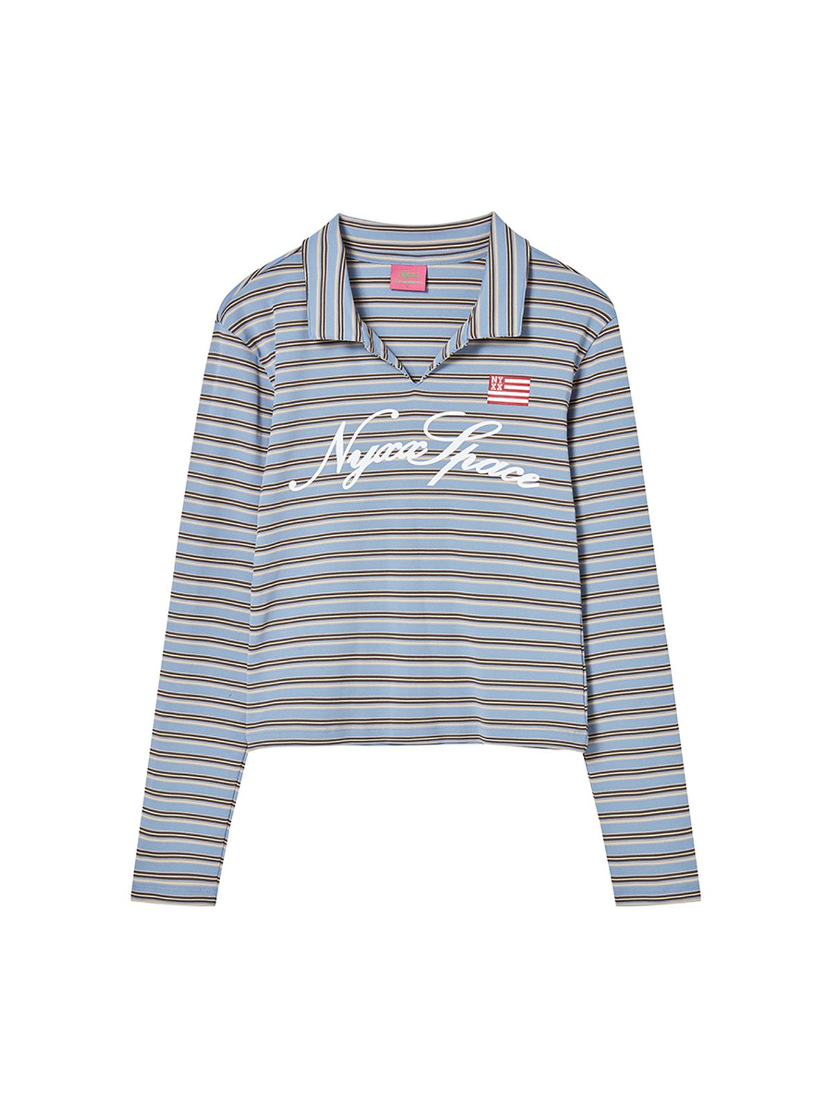 엔와이엑스엑스(NYXX) SLIM COLLAR L/S BLUE