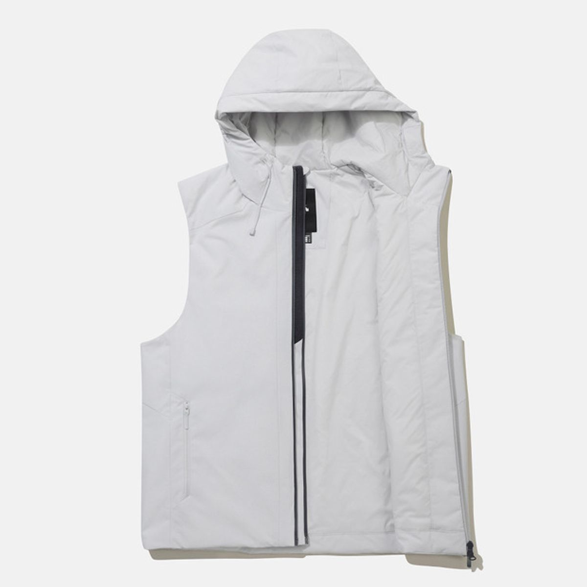 데상트(DESCENTE) 듀얼리스 테그로브 패딩 베스트 라이트 그레이(SQ321DPV92)