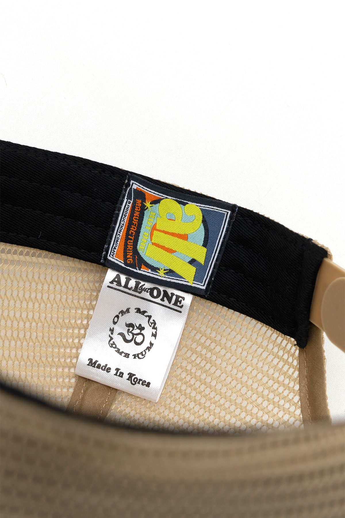 올벗원(ALLBUTONE) 사크레드 트러커 캡 베이지