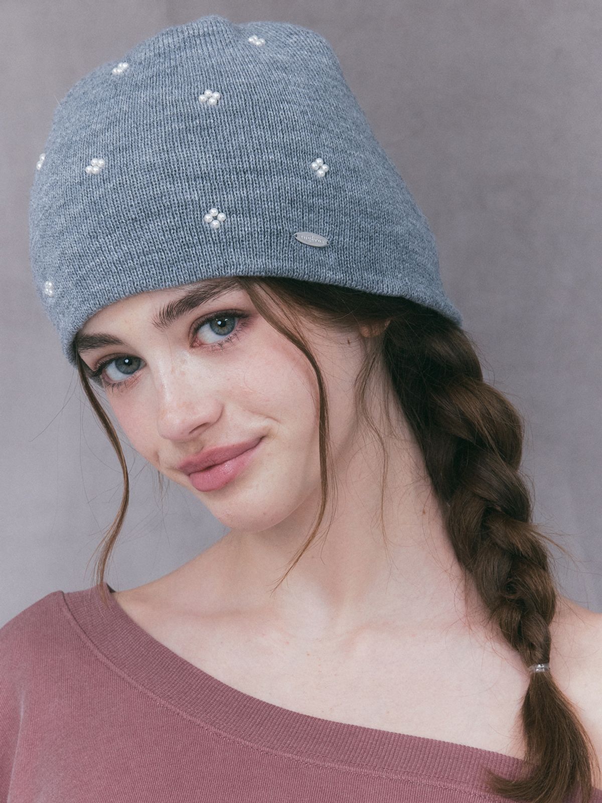앵브록스(ENGBROX) snowy pearl beanie_3 colors