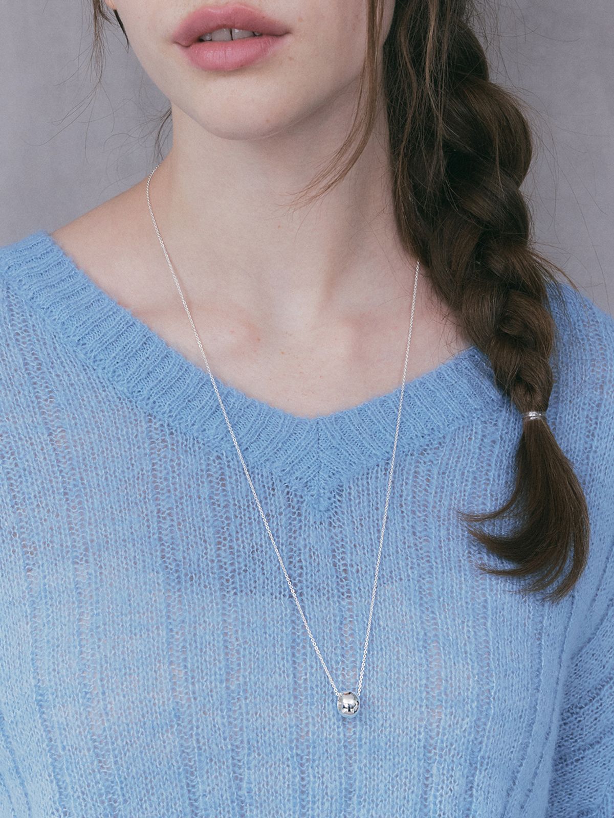 앵브록스(ENGBROX) chunky ring long necklace