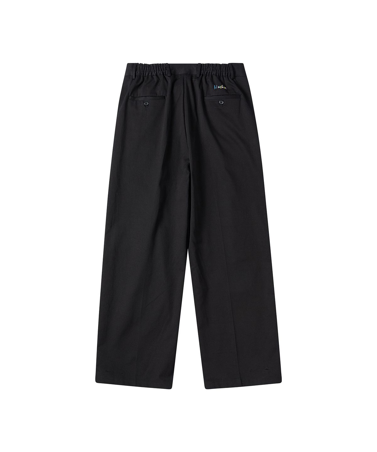 비욘드클로젯(BEYOND CLOSET) [COLLECTION LINE] 뉴 프렙 디테일 치노 팬츠 블랙