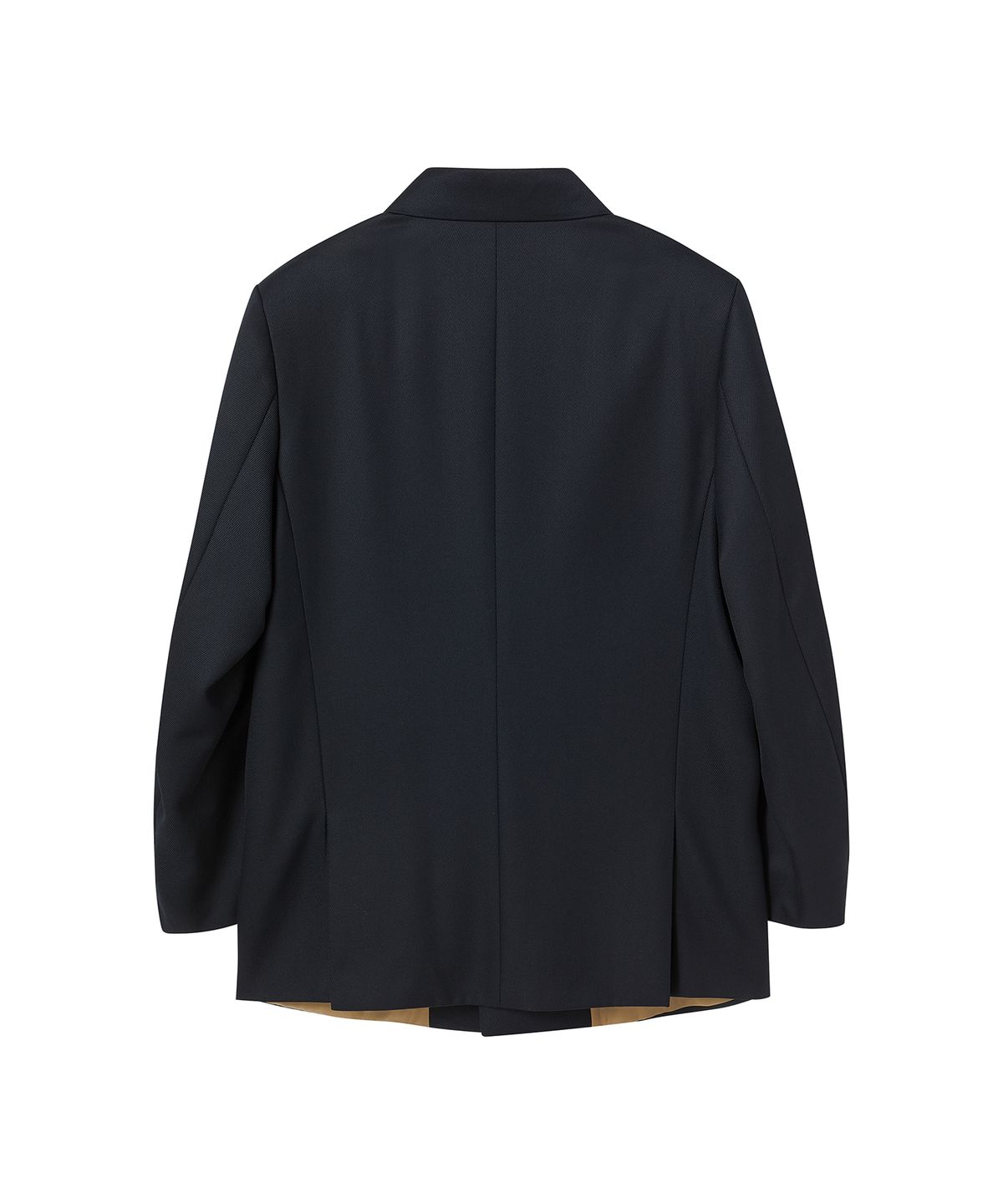 비욘드클로젯(BEYOND CLOSET) [COLLECTION LINE] 소프트 개버딘 이지 테일러드 울 자켓 네이비