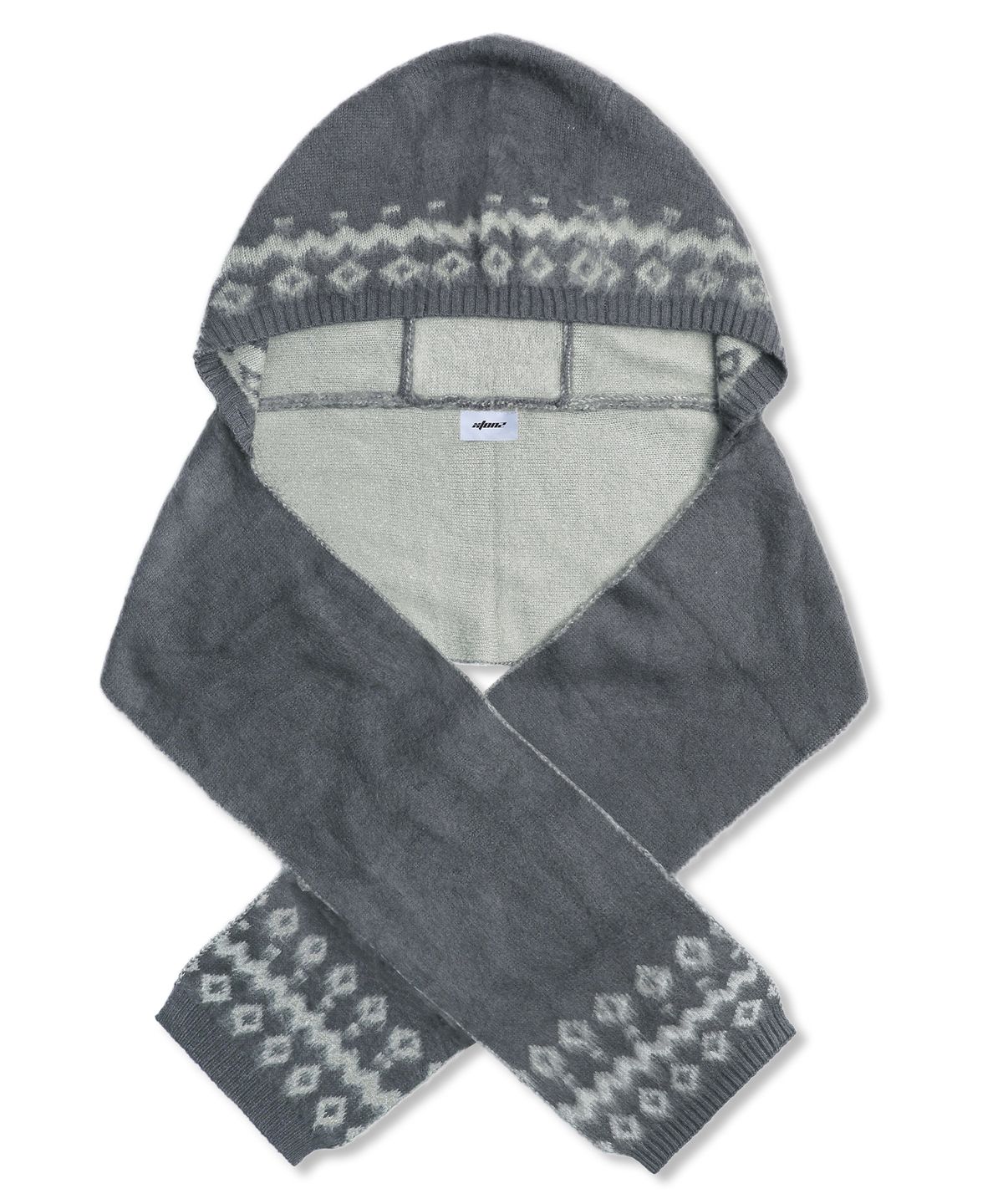 엑스톤즈(XTONZ) XTA104 노르딕 후드 머플러 (CHARCOAL)