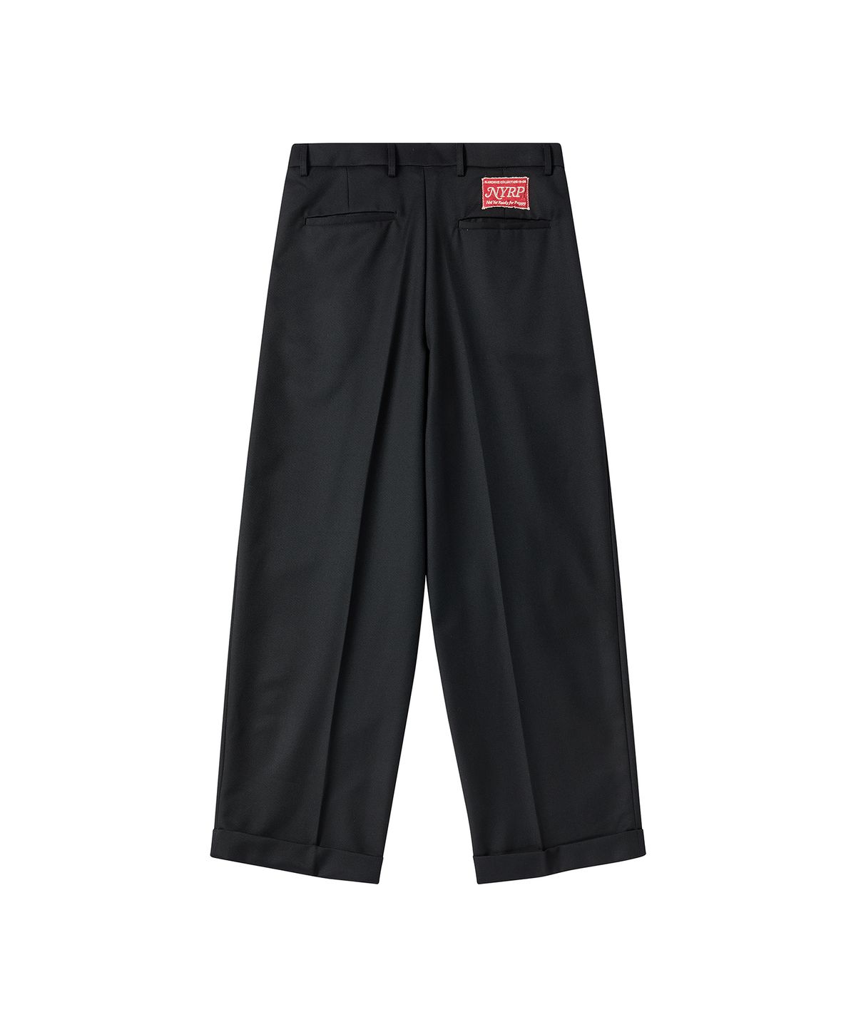 비욘드클로젯(BEYOND CLOSET) [COLLECTION LINE] 소프트 개버딘 이지 테일러드 울 팬츠 블랙