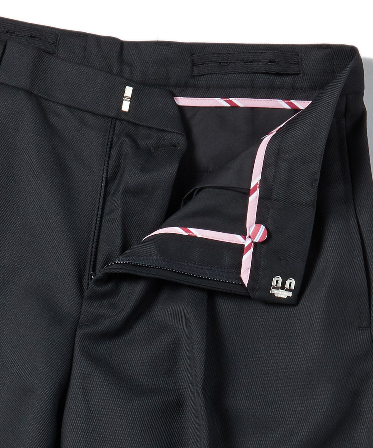 비욘드클로젯(BEYOND CLOSET) [COLLECTION LINE] 소프트 개버딘 이지 테일러드 울 팬츠 블랙