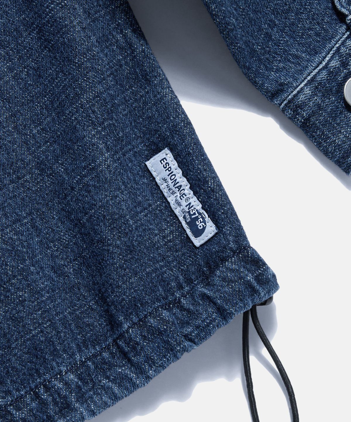에스피오나지(ESPIONAGE) Kaihara Denim Ray Parka Mid Indigo
