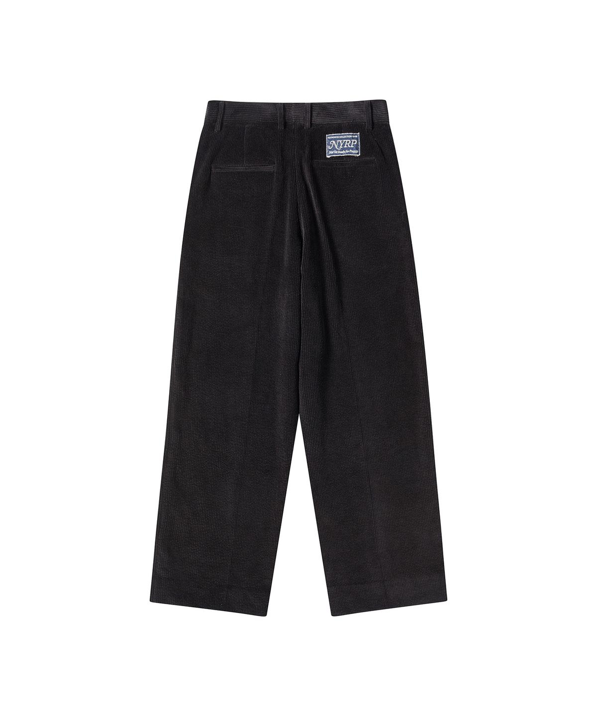 비욘드클로젯(BEYOND CLOSET) [COLLECTION LINE] 바시티 웨일 코듀로이 팬츠 블랙