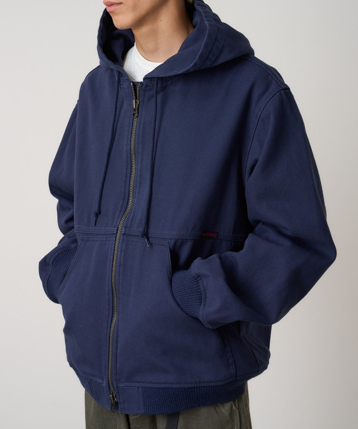 그라미치(GRAMICCI) 엘캡 캔버스 후드 자켓 Navy