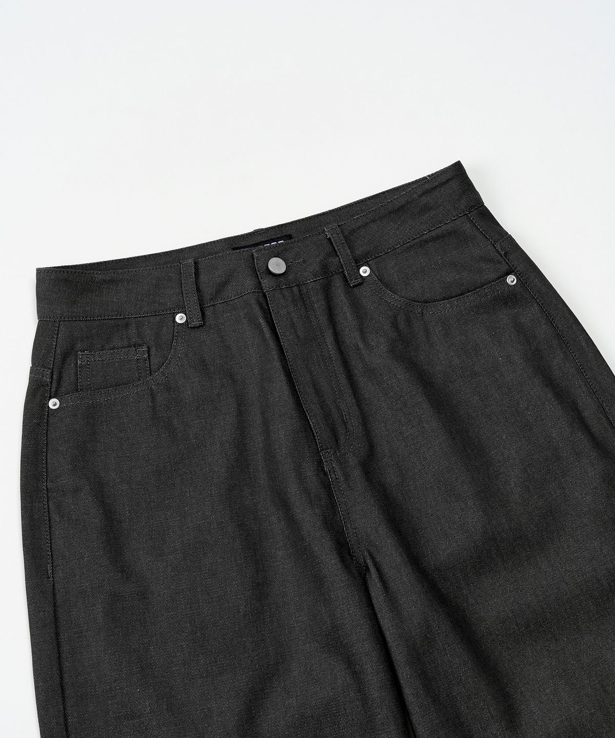 토피(TOFFEE) 클래식 로우 데님 팬츠 (BLACK)