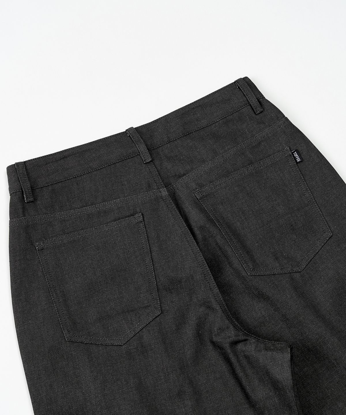 토피(TOFFEE) 클래식 로우 데님 팬츠 (BLACK)