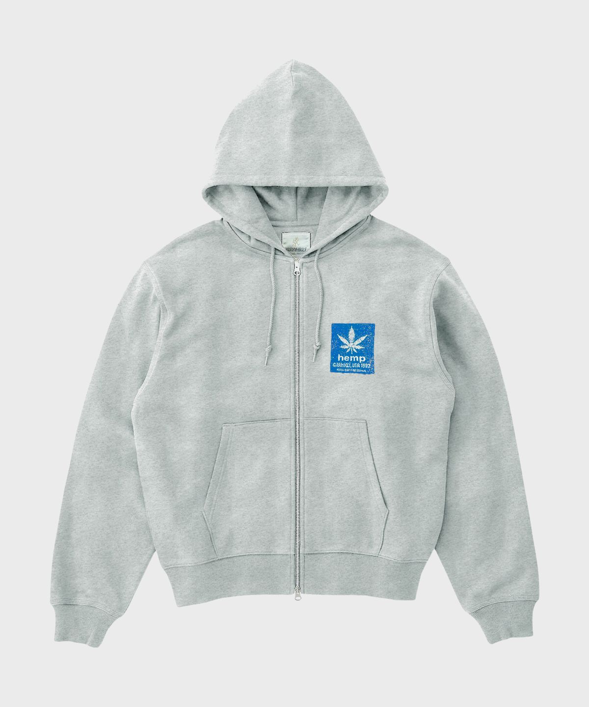 그라미치(GRAMICCI) HEMP 집업 후드티 Heather Ash