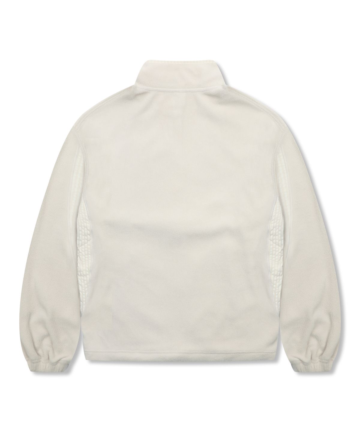 엑스톤즈(XTONZ) XJ134 체크 믹스드 플리스 자켓 (IVORY)