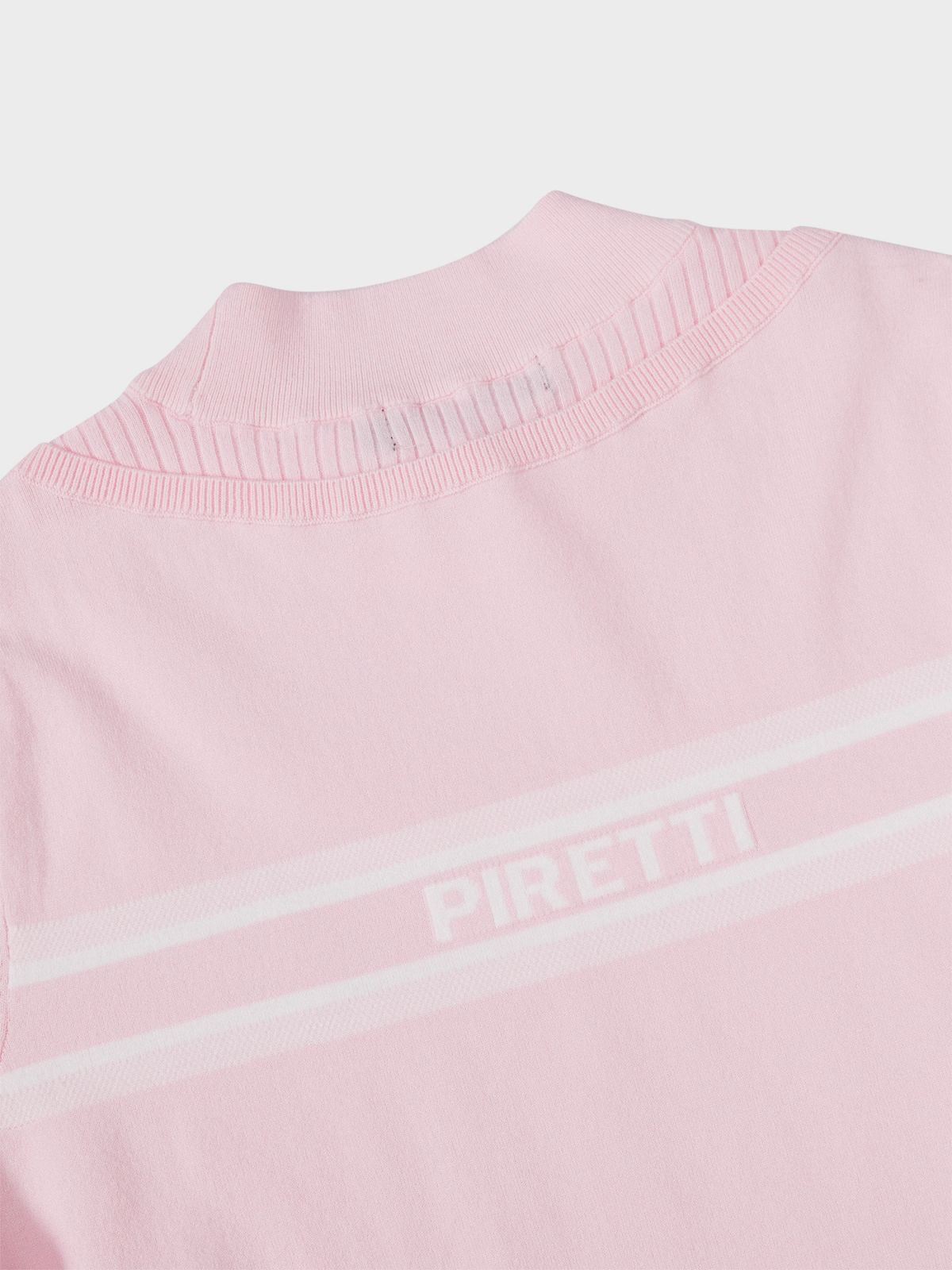 피레티(PIRETTI) 사보나 모크넥 스웨터 W_Pink