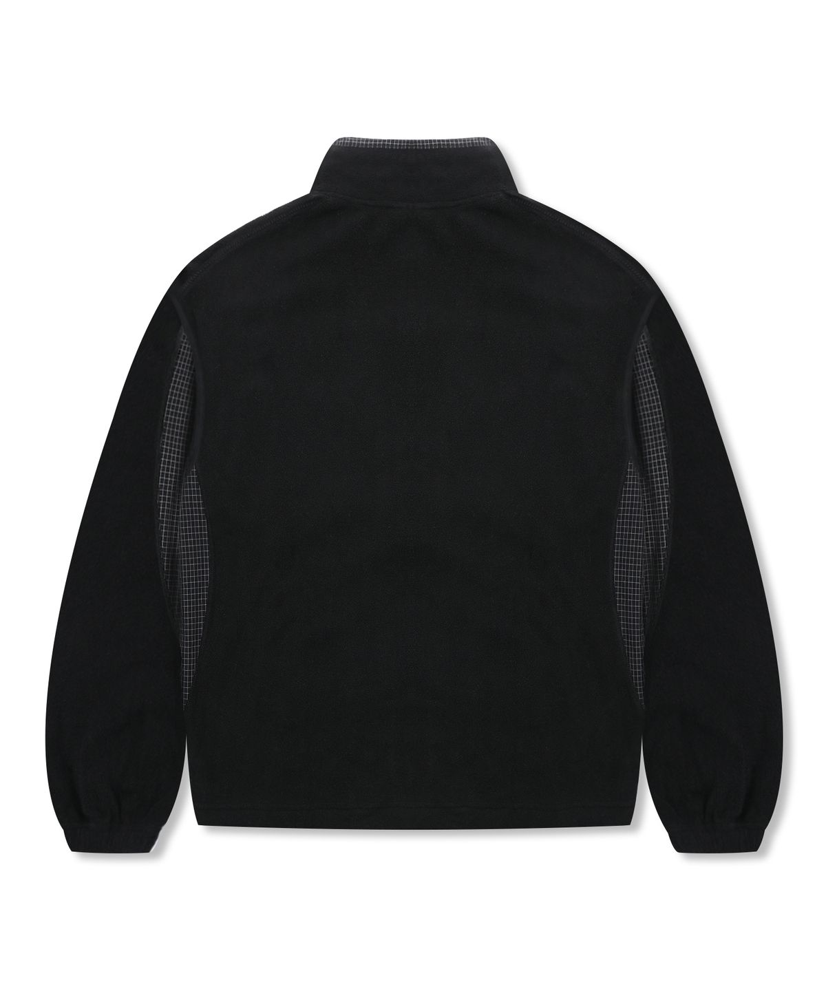 엑스톤즈(XTONZ) XJ134 체크 믹스드 플리스 자켓 (BLACK)