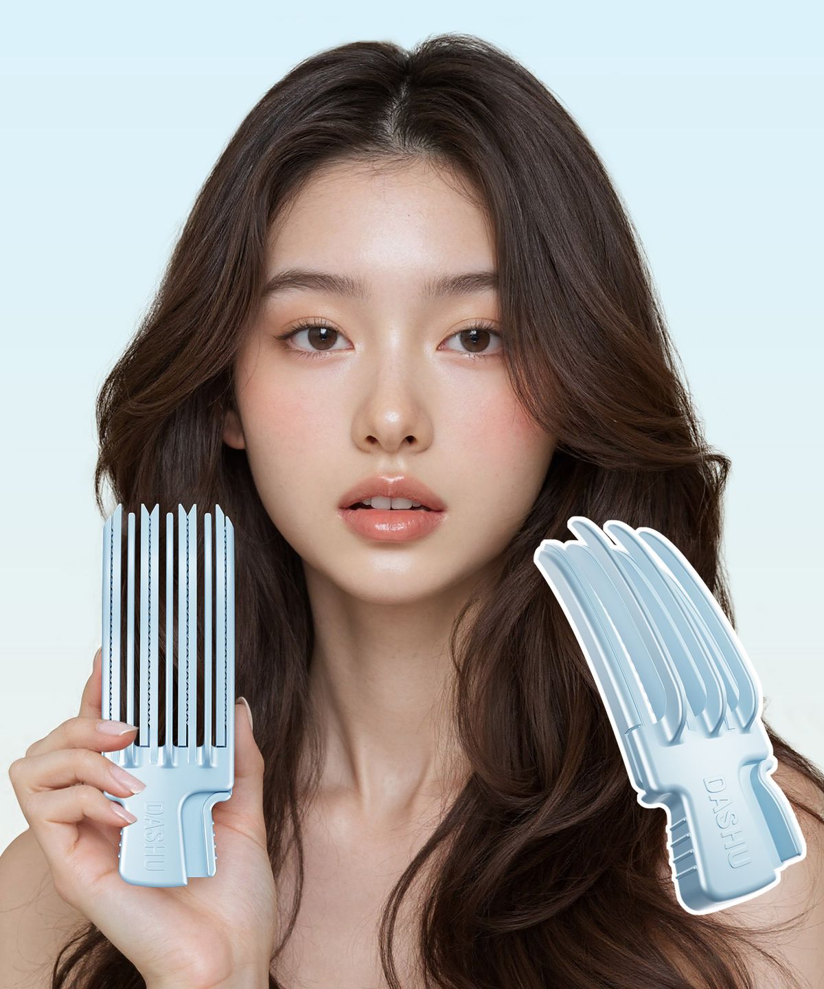 다슈(DASHU) 데일리 볼륨픽 슬림 앞머리 뿌리 볼륨