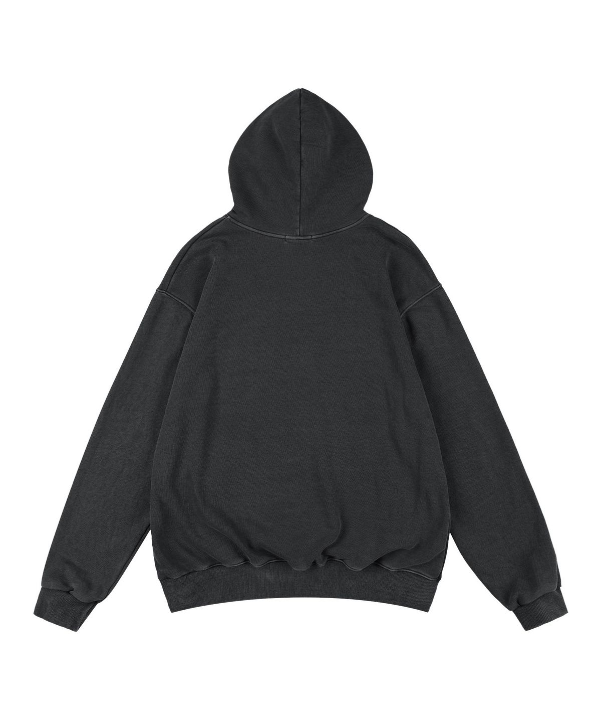 카이파이(KAIFAI) 하트 스탬프 피그먼트 후드 (차콜) K25ZB175