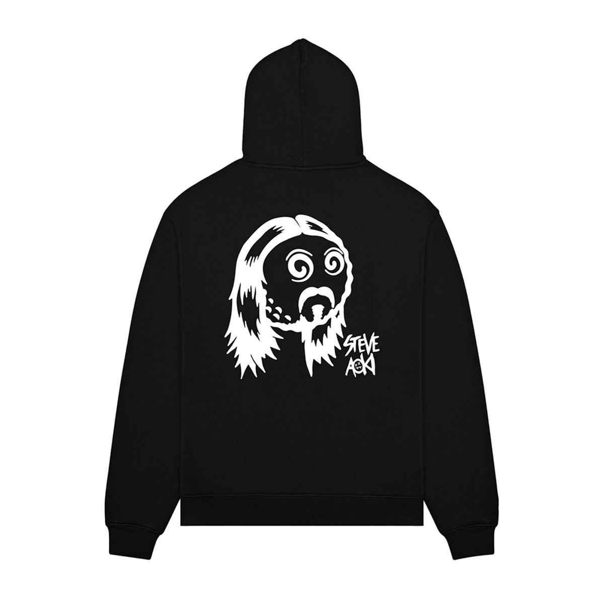 말본 골프(MALBON GOLF) [STEVE AOKI] 페스큐 후드 맨투맨 BLACK (MAN)