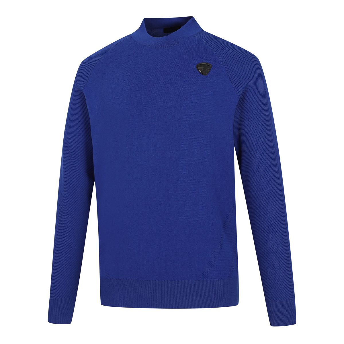 테일러메이드 어패럴(TAYLORMADE APPAREL) 남성 레터링 자카드 하이넥 니트 TSO-32HG22-907