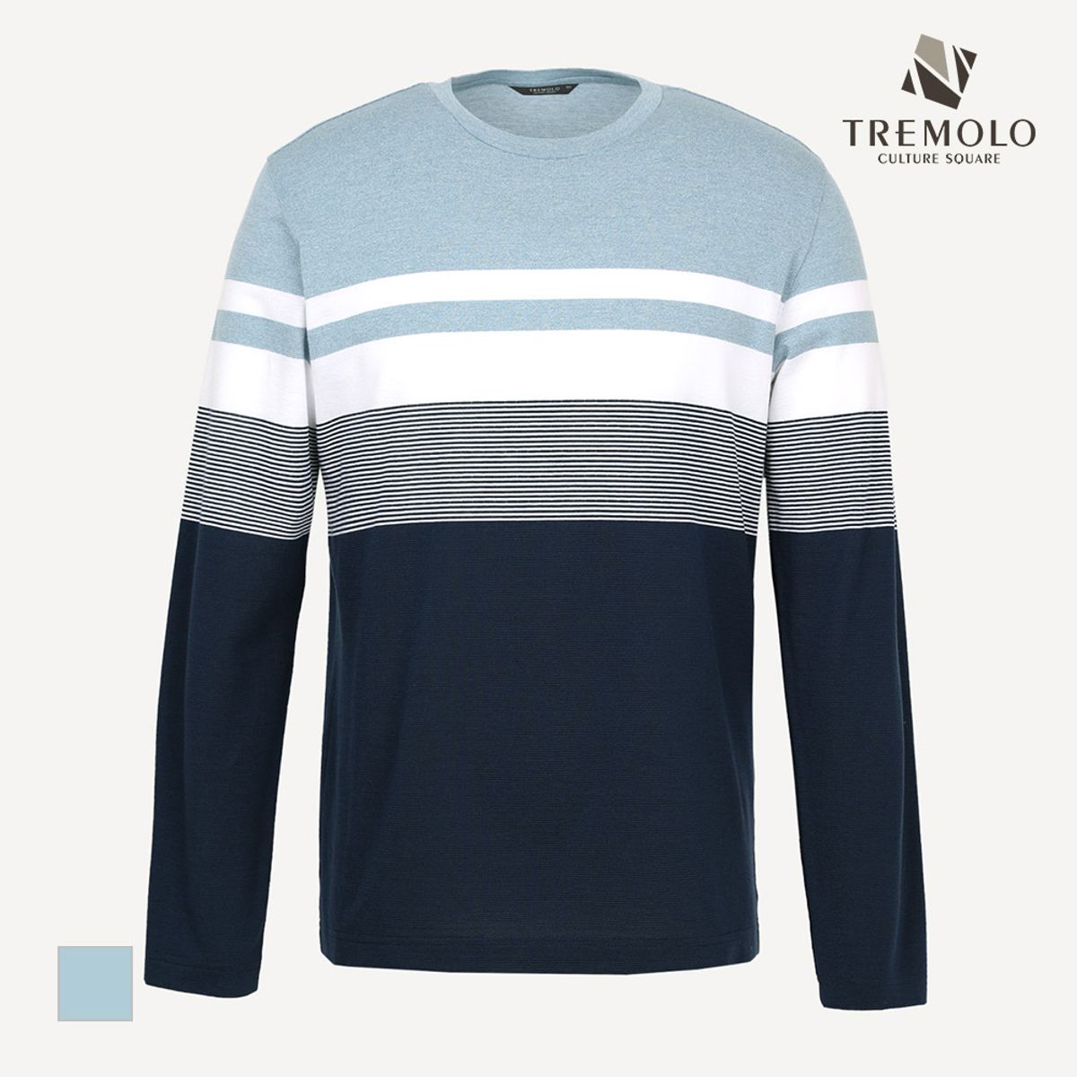 트레몰로(TREMOLO) 라운드 한기장 티셔츠_TRNAL4SC431